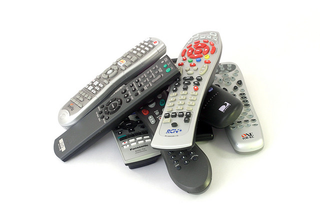 A bunch of remotes - overly complicated interaction